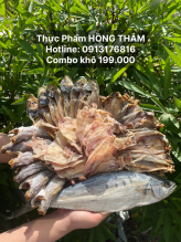 Combo khô cá mặn 5 loại