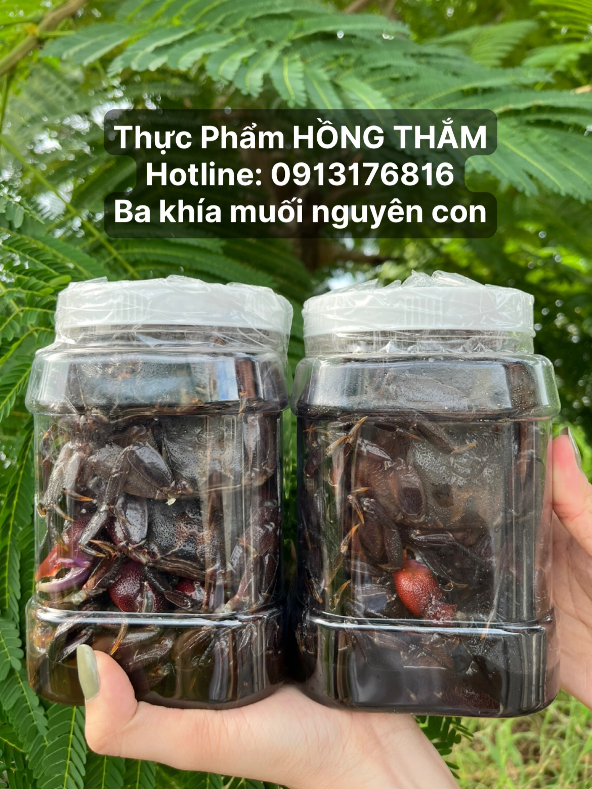  Ba khía muối 0 